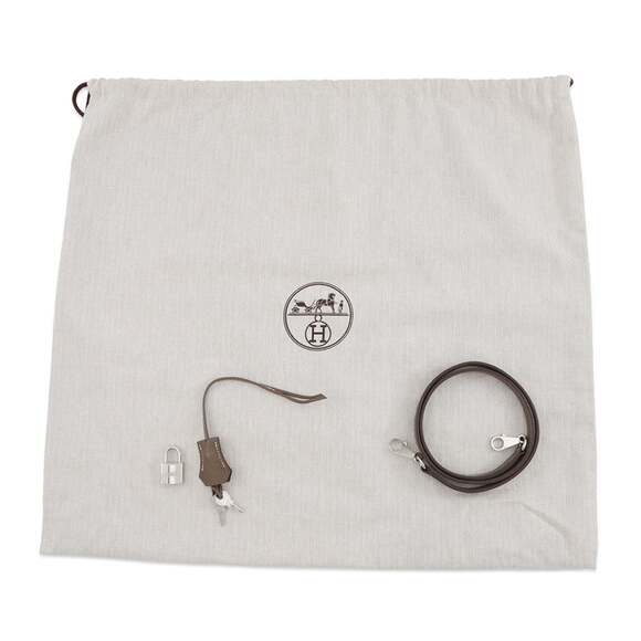 Hermes Hermès Bolide 35 Handbag in Etoupe/Clemence Leather with L Stamp, 2-Wa... - Picture 16 of 16